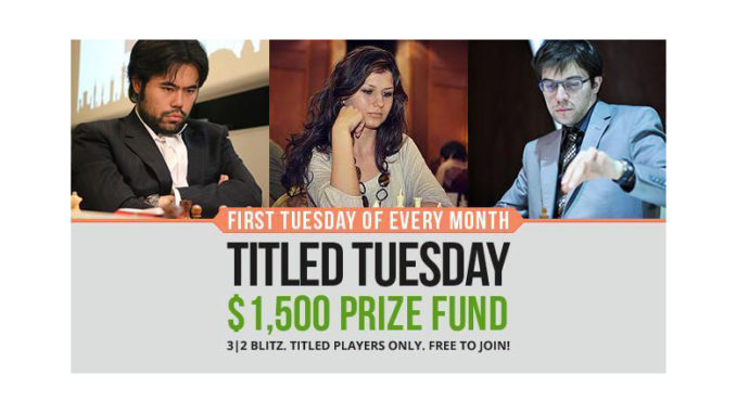 Titled Tuesday Agora é o Speed Chess Championship Grand Prix 