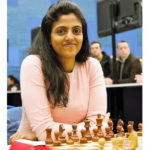 Harika Dronavalli at the 2018 Tata Steel Chess Tournament | © Hot Off The Chess, http://www.hotoffthechess.com